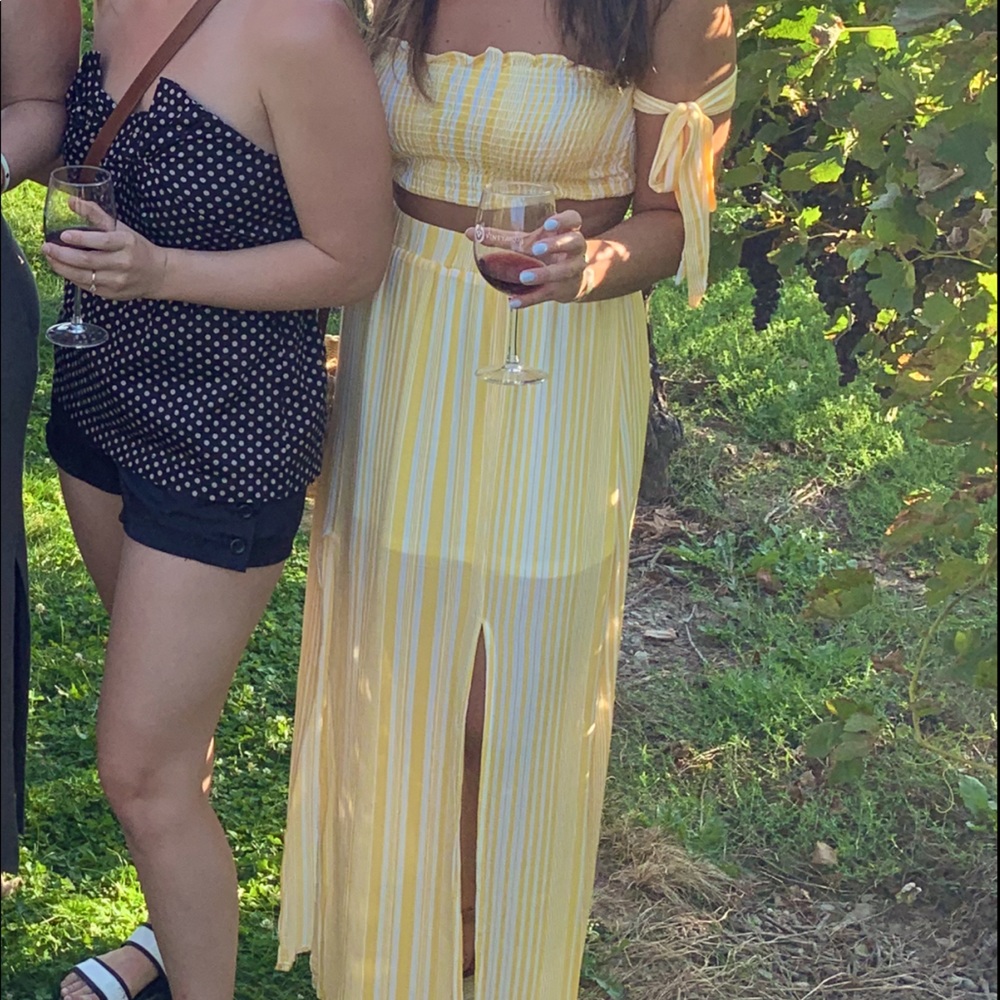 Two Piece Yellow Set